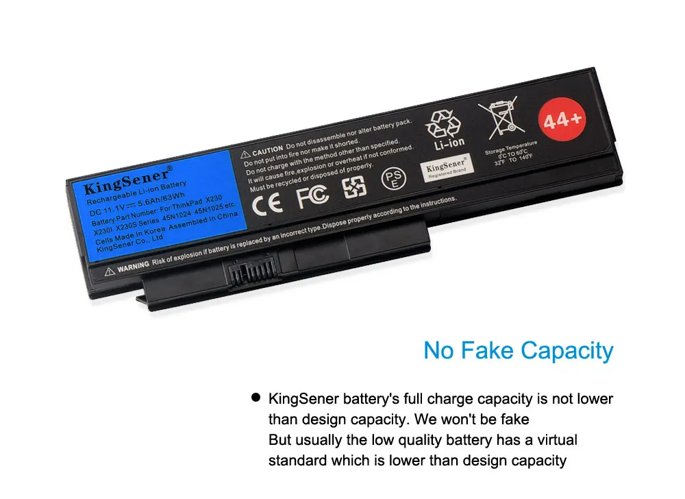 Kingsener-bateria do Portátil para Lenovo Thinkpad X230 X230i X230s 45n1024 45n1022 45n1023 45n1029 45n1033 6ah 63wh 44 Mais - Imagem 3