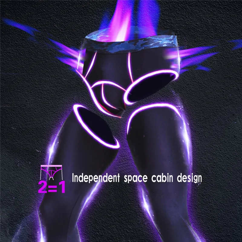 Pants Men Breathe Sexy Casual Slim Pouch leggings U Convex Separation Stretch Thermal Separation Youth Warm NEW Long JAYCOSIN