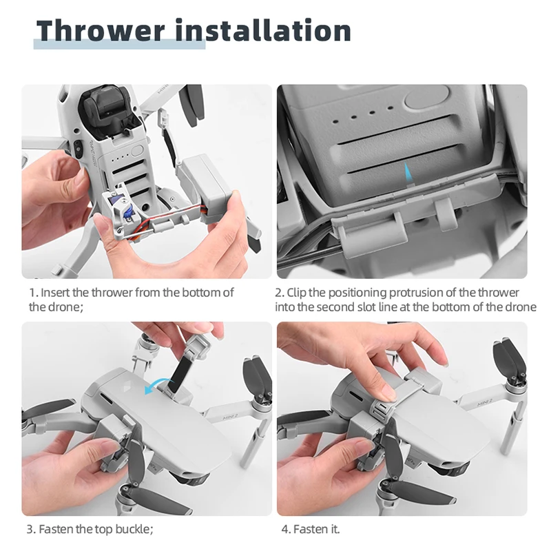 Canhão de ar para Dji Sistema de Queda de ar Isca de Casamento Entrega da Vida Mavic Mini Presente Resgate 2 1 se - Image 5