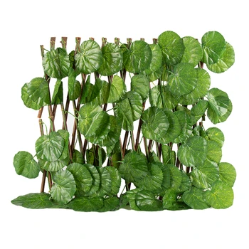 

Panel Outdoor Indoor Expanding Trellis Balcony Bucolic Greenery Walls Privacy Screen Retractable Fence Garden Artificial Plant
