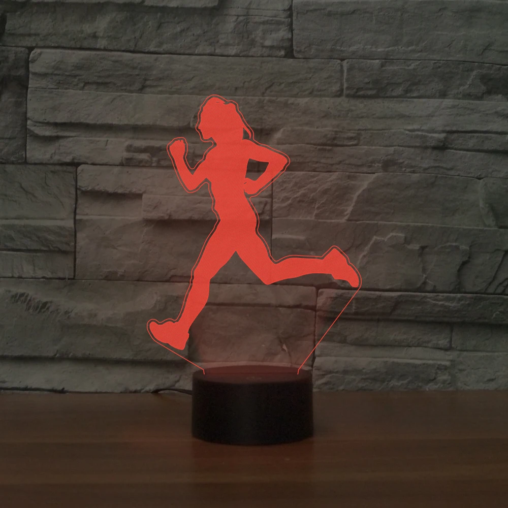 

running sport decorative led lights 7 Changing Colors Christmas lights outdoor decoration home