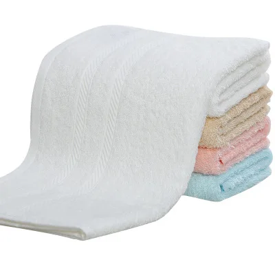2pcs/lot Cotton High Quality Face Towel for Shower 34* 75cm 4 Colors Available Absorbent Gift washcloth for home Towel