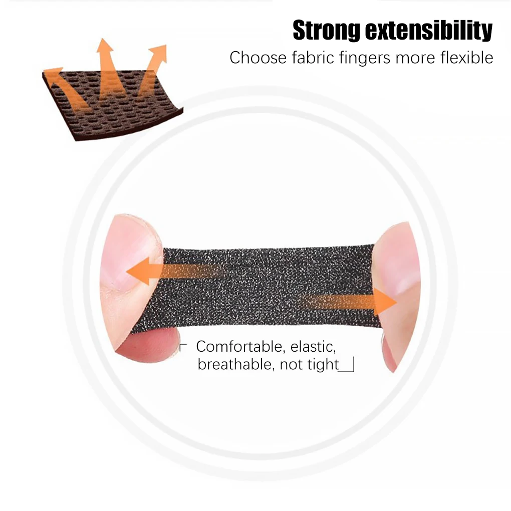 1pair Finger Cover Game Controller for PUBG Sweat Proof Sensitive Sweatproof Touch Screen Gaming Finger Thumb Sleeve Glove