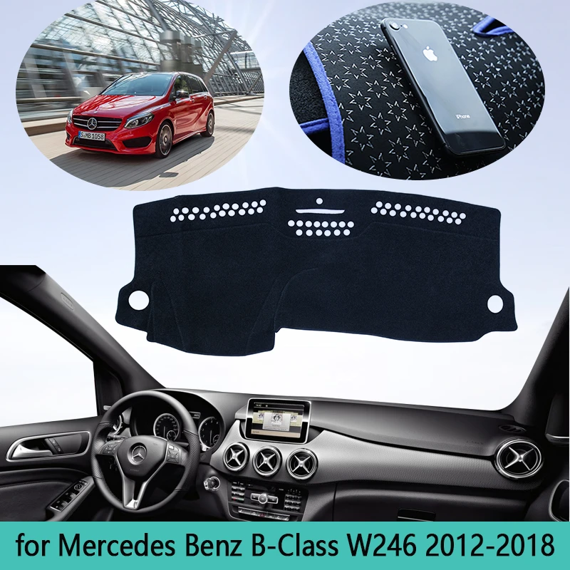 For Benz B Class B Klasse B160 B180 2012~2018 Dashboard Mat Cover Sunshade Dashmat Carpet Car Accessories|Car Stickers| - AliExpress