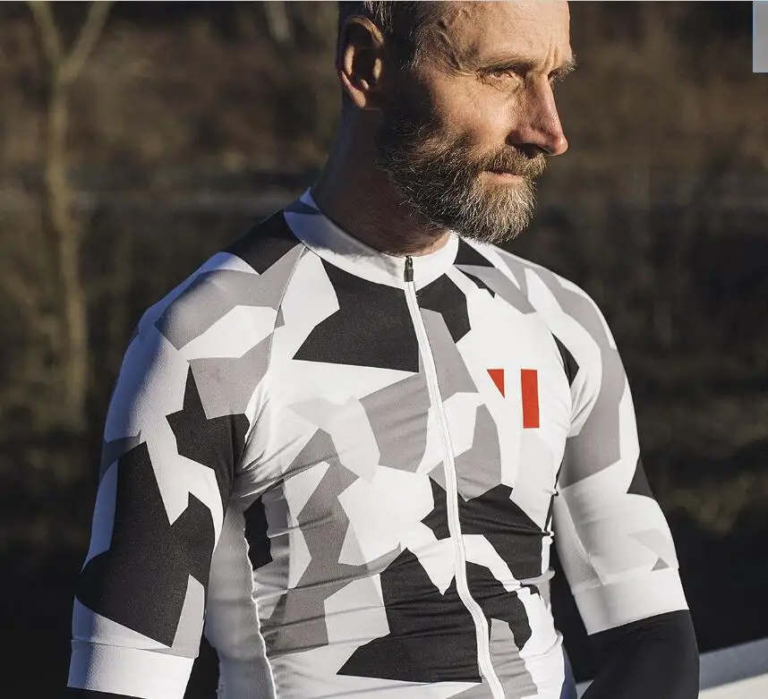 Prendas ciclismo 2020 бренд Cadence VOID Мужская командная велосипедная майка с коротким