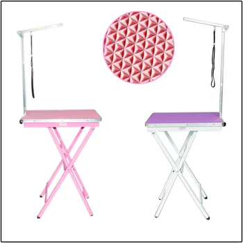 

Pet Grooming Table Dog Non-slip Adjustable Height Portable Small Folding