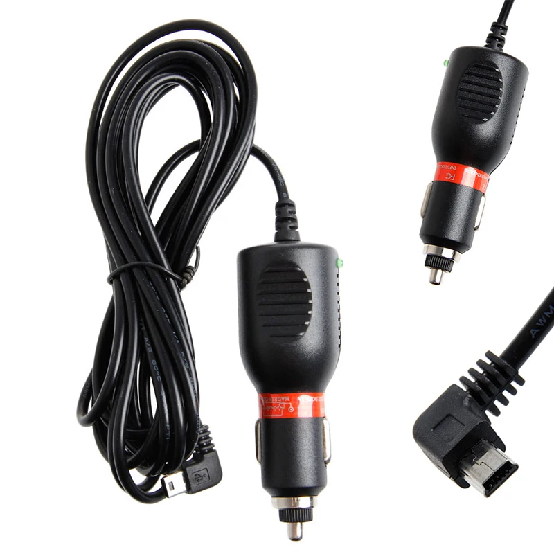 2021 New Car Vehicle DC Power Charger Adapter Cord Mini USB Cable For GARMIN GPS Nuvi 2A