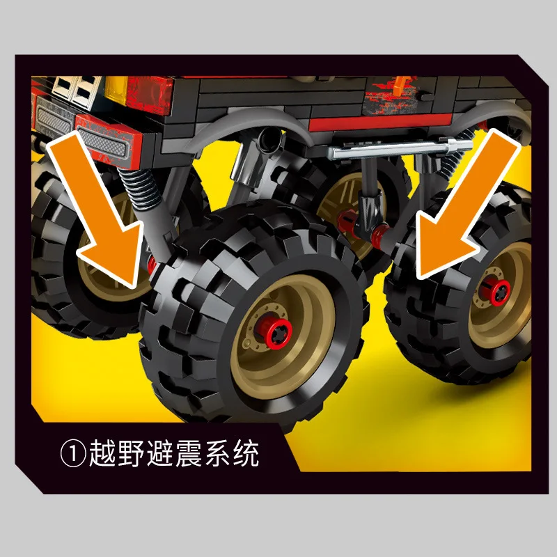 Billig SY1326 282 stücke SWAT PUBG Stadt Armee Waffen WW2 Soldat Monster Truck Modell Bausteine Ziegel Kinder Spielzeug Legoings Militär