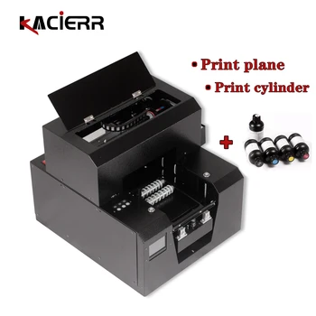 Günstig 6 Farbe Tinte Patrone Tragbare Zylindrischen A4 Inkjet UV Drucker Für Leder/silikon/kunststoff/keramik Multi-funktion Druck