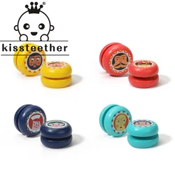 Kissteether dibujos animados de mariquita para niños, YoYo de madera impreso, divertido, profesional, Gadgets, juguetes interesantes