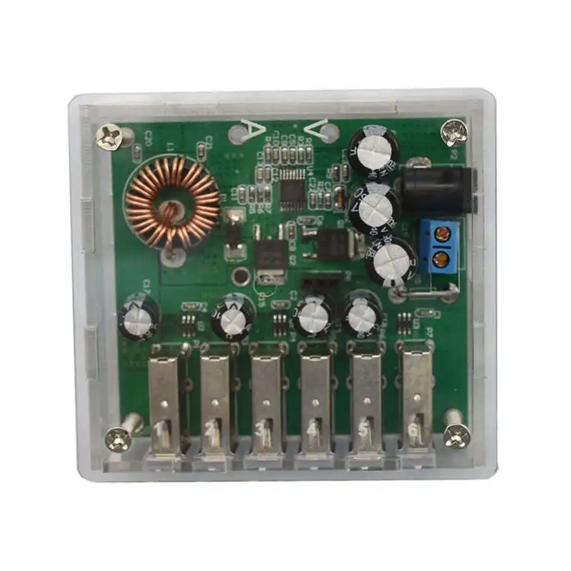 Топ Dc10-30V Buck 5V 6 модуль зарядного устройства USB Автоматическая идентификация напряжения