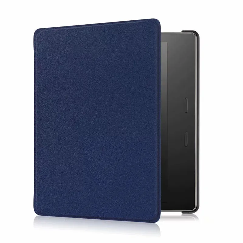 Dark Blue Чехол Funda для всех-new Kindle Oasis 2 3 " 10th /9th Авто спящий/Пробуждение кожаный флип-чехол для Kindle Oasis 7" Capa+ Stylus - Цвет: Dark Blue
