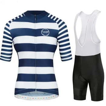 

2020 High quality casp cycling jersey and bib shorts Tight fit Pro team Summer women women Cycling kit mtb bike shirt