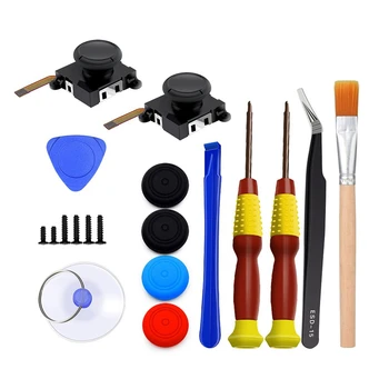 

19 Pcs Set Game Repair Tools for Switch Handle Game Rocker Disassemble Tool Nintendo Switch Joy-Con Handle Repair Set