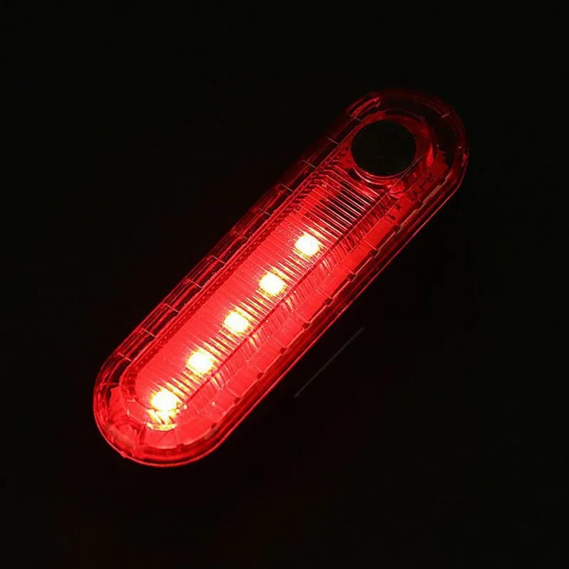 Велосипедный светильник с usb зарядкой, светодиодный светильник для велосипеда, уличный светильник для ночной езды, водонепроницаемый велосипедный Предупреждение ющий светильник, аксессуары для велоспорта - Цвет: Красный
