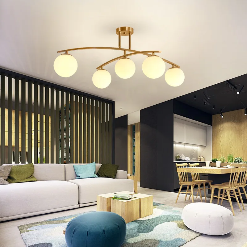 

Modern Glass Pendant Light Nordic Dining Room Kitchen Light Designer Hanging Lamps Avize Lustre Lighting Ing lustre pendente