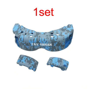 

1Set Blue Camouflage Case Cover Shell Housing HD2 HD3 HDO DOM V3 Outer Casing Covering for Fatshark FPV Racing RC Drone Toys