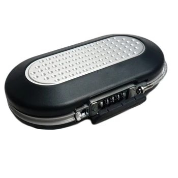 

Portable Safe Box Password Lock Mini Safes Jewelry Cash Card Phone Storage Boxes Security Strongbox Wire Rope Fixed