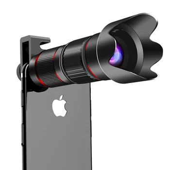 

TOKOHANSUN Optional HD 18X metal telescope telephoto lens monocular mobile lens extendable tripod for iPhone Huawei Smartphones