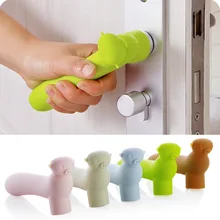 1 шт. силиконовый рукав ручка двери мультфильм ребенок Краш защитная оболочка дверная ручка защитные перчатки аксессуары для дома