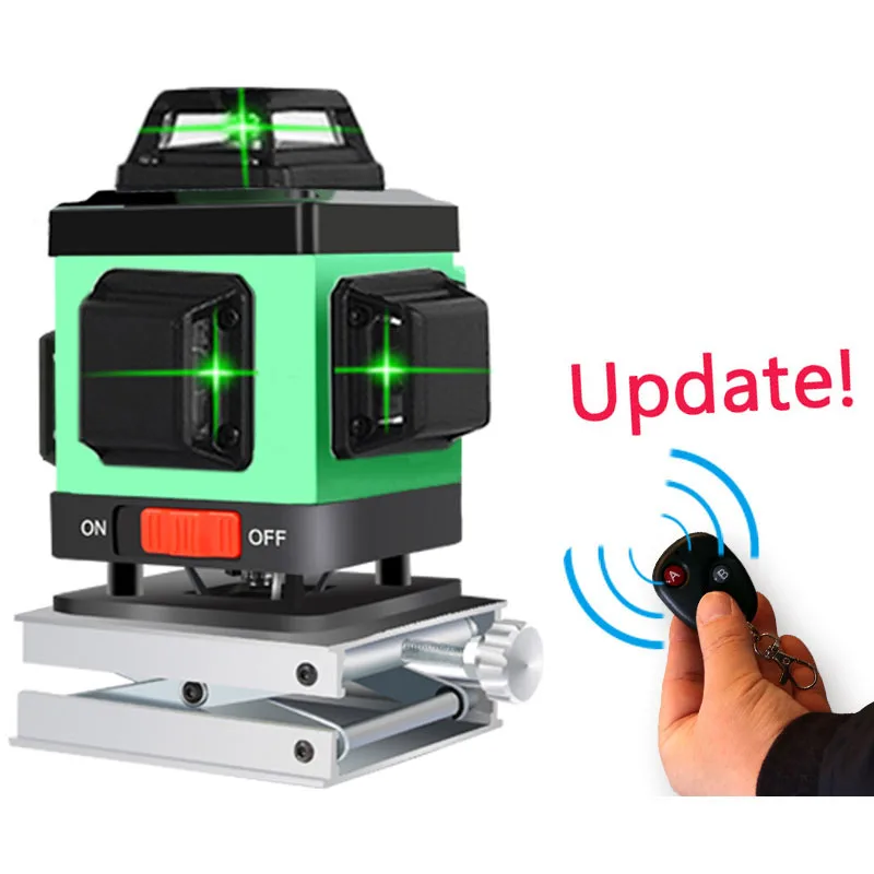 

New Green Laser Level 16 Lines 3D Level Self-Leveling 360 Horizontal And Vertical Cross Super Powerful Green Laser Level