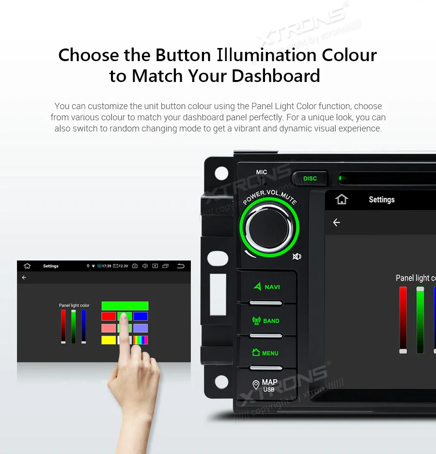 Excellent XTRONS 6.2"Android 9.0 Octa Core 4GB RAM 64GB ROM Car DVD Player Multimedia GPS System TPMS SWC for JEEP for DODGE for Chrysler 12