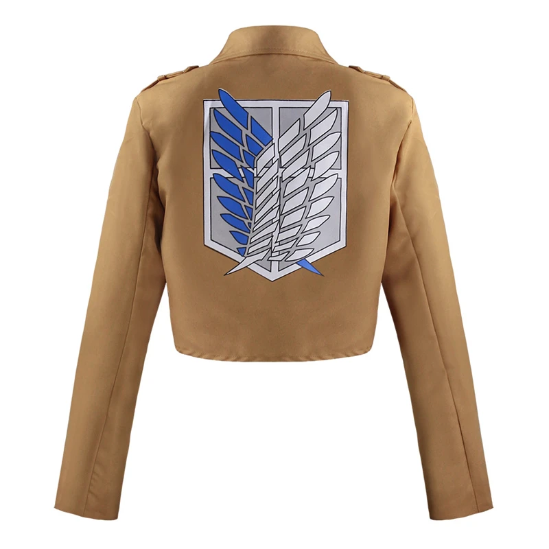 Ataque RU Titán chaqueta Shingeki no chaqueta Kyojin legión Косплэй Eren Леви Микаса chaqueta de disfraz Косплэй S-XXL