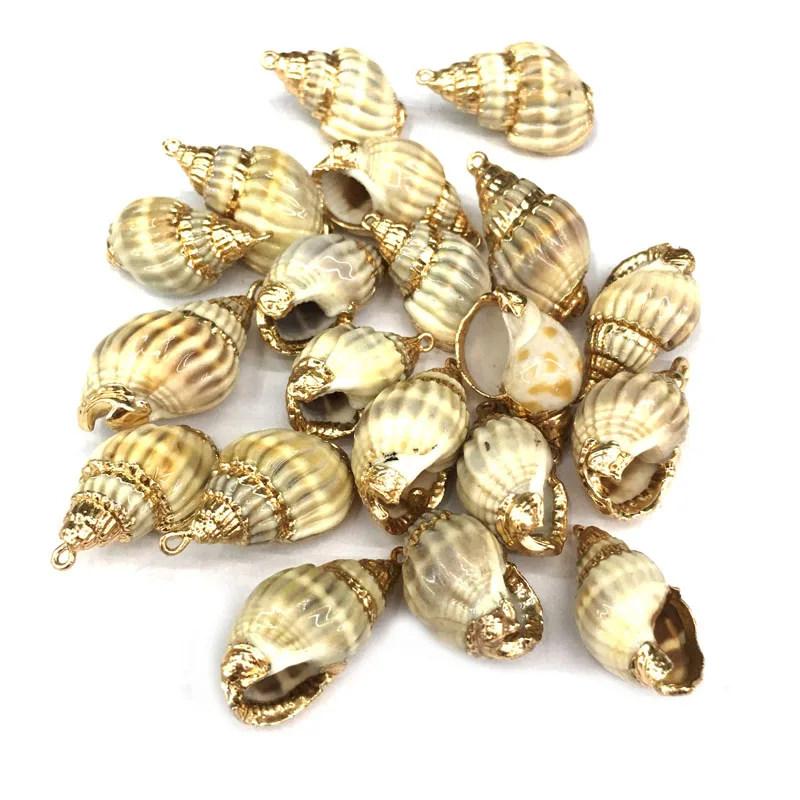 5Pcs/lot Natural Shell Conch Pendants Irregular Charms For Jewelry Making DIY Necklace Bracelet Accessories 12x25-15x28mm | Украшения и