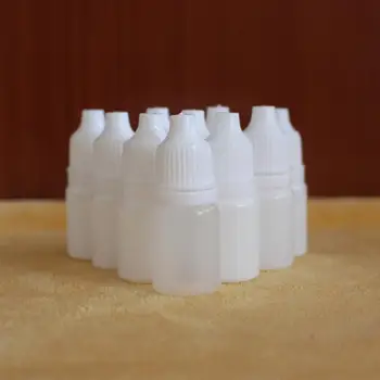 

10 Pcs 5/10/30ml Refillable Bottle Eye Liquid Dropper Sample Eyes Drop Portable Travel Empty Plastic Squeezable Dropper Bottles