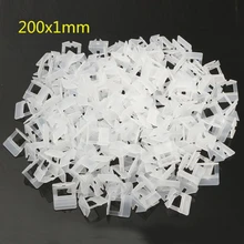 200 шт Пластиковые керамические плитки выравнивания системы 200 зажимы плитки полы зажимы для инструментов