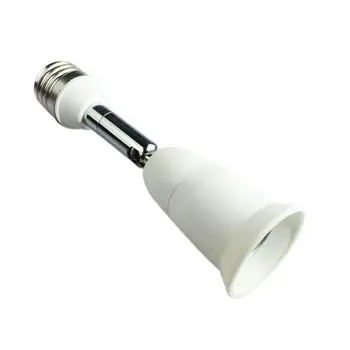 

New E27 Light Socket Extender,Adjustable Vertical 90 Degree Horizontal 360 Degree Medium Screw Base Light Converter Socket Exten
