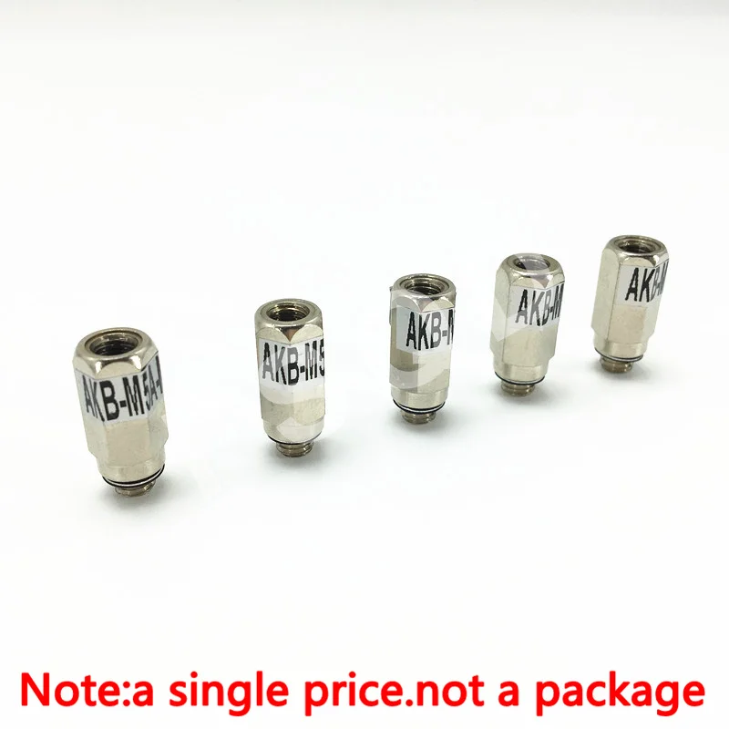 AKB02B-02S AKB-M5A-M5 SMC втулка тип обратный клапан с одним касанием фитинги AKB последовательный разъем пневматический компонент воздушные