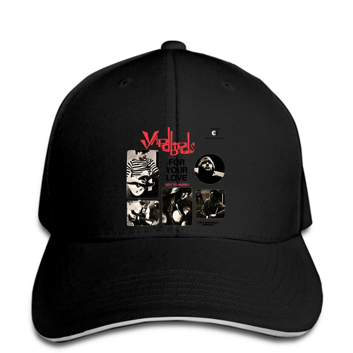 Бейсболка YARDBIRDS. Для вашей любви. Популярная бейсболка Psychedelia 60s