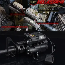 LA-PEQ15 лазерный фонарик M3X Тактический Блок Комплект аксессуаров I-style II Боевой лазерный индикатор провод Переключатель фонарик Набор WEX423