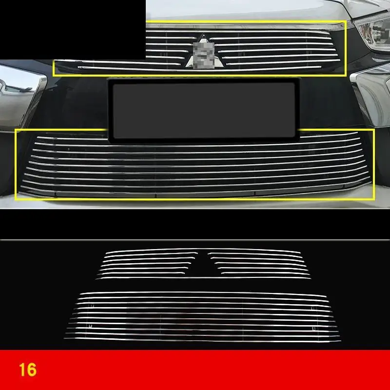  Decorative Mouldings Auto Parts Automovil Styling Personalized Car Acessories Racing Grills 16 17 1