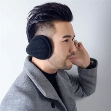 Унисекс Складные зимние наушники зимние ветрозащитные теплые утолщенные наушники