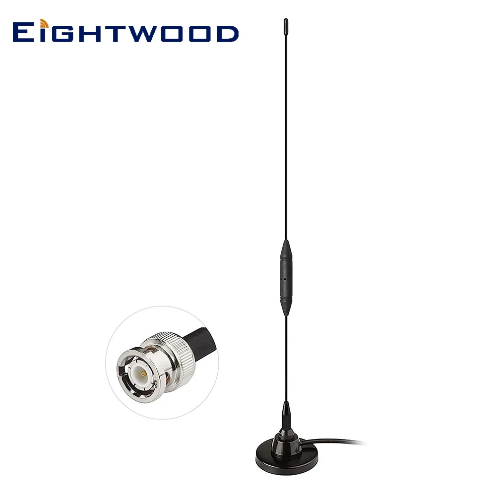Eightwood VHF UHF полицейская радиостанция антенна сканера BNC Мужская для полицейского