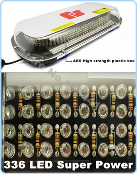 

Multi Color 336LED Car Roof Emergency Advisor 336 LED Strobe Beacon Light Bar Warning FLASH Lights Lamp Beacon Grill 8 patterns