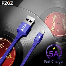 PZOZ кабель типа C Usb C 3,1 Быстрая зарядка 5A кабель для передачи данных Android Быстрая зарядка для samsung xiaomi redmi note 7 2 м длинный шнур