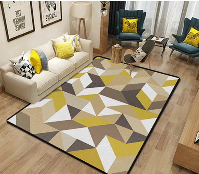 2 girl bedroom  stripes geometric large size rug (5)