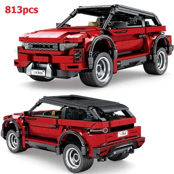 

813+PCS Building Blocks set Technic Off-road SUV Vehicles peed Racil Technic Assembly Bricks City DIY Toys For Children