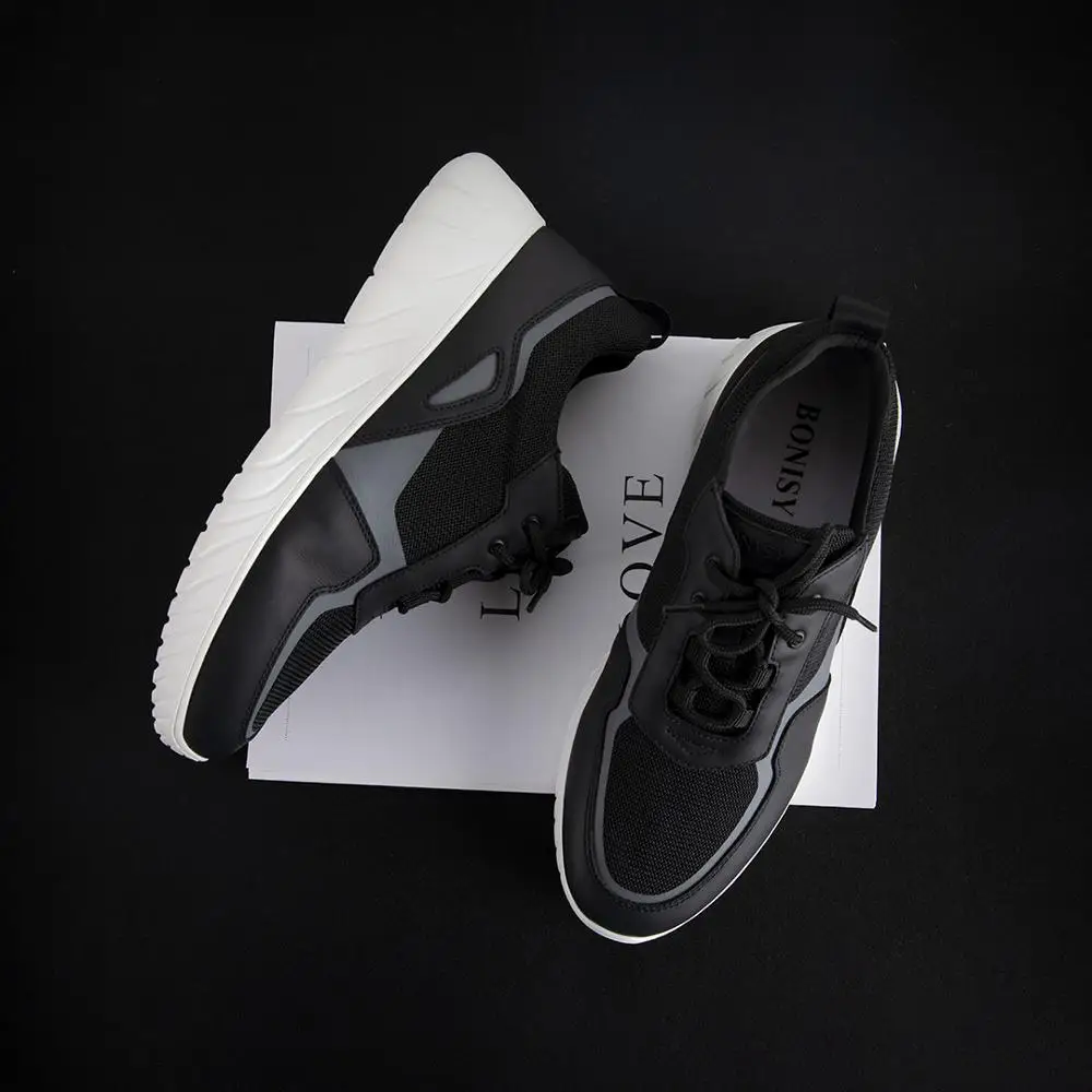  Xiaomi Men Fashion flexibility damping Sports shoes Cowhide non-slip outsole Breathable high elasti