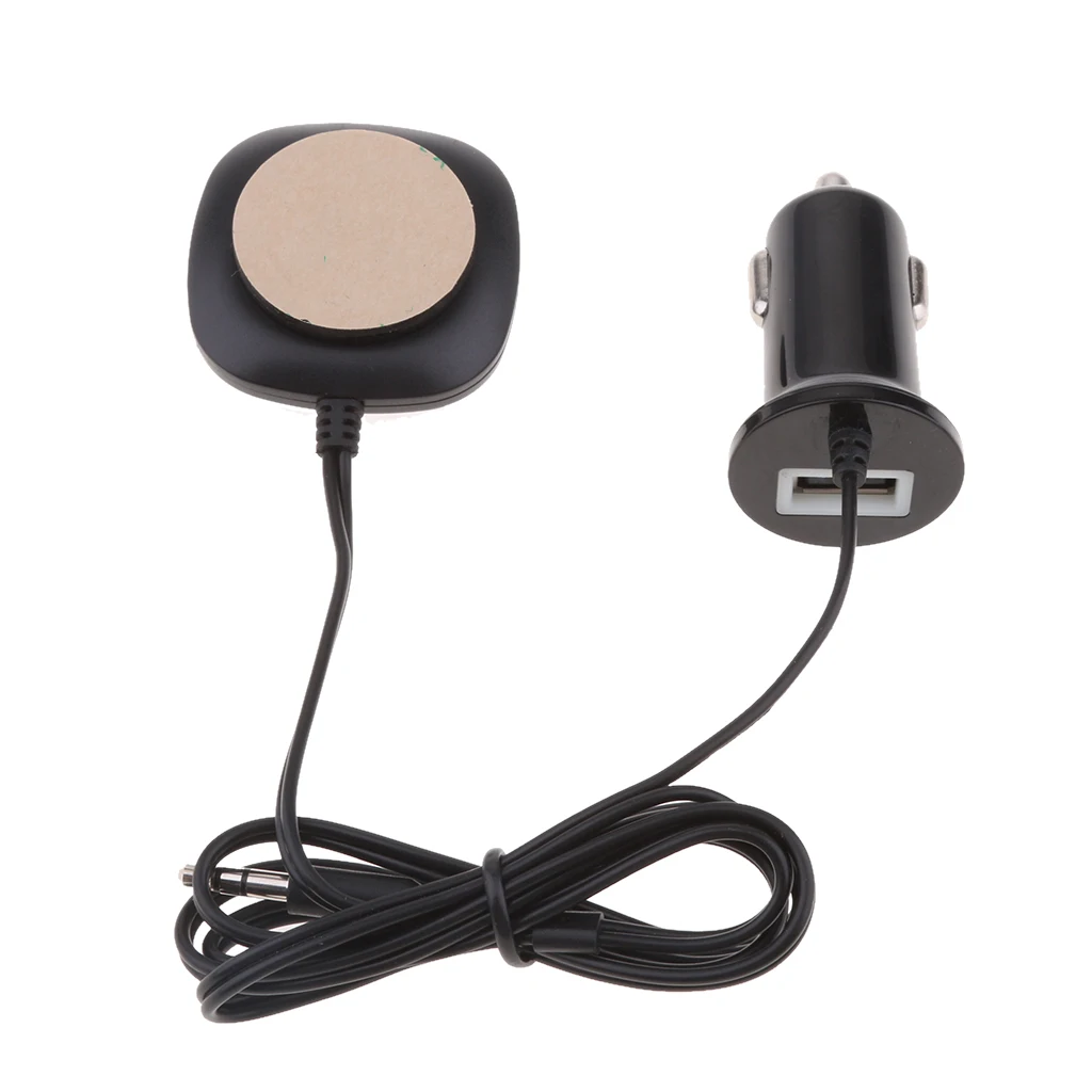 Bluetooth 3.0 Car Kit Hands-Free Wireless Receiver 2.1A USB Car Charger 3.5mm AUX Touch button Universal Most Car
