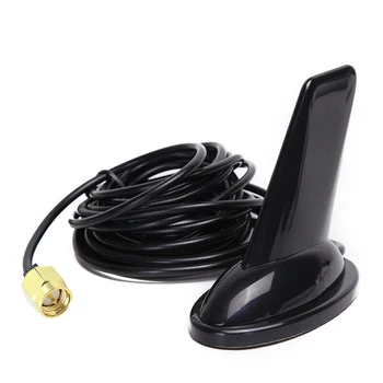 

Waterproof Truck Car Styling Strong VHF UHF Mobile Radio Accessories Signal Dual Band Exterior Roof Van Decoration Fin Antenna
