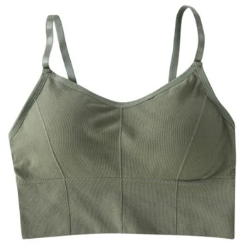 

Newest Women Seamless Gym Yoga Sports Bra Crop Top Vest Comfort Stretch Bralette Underwear Promotion