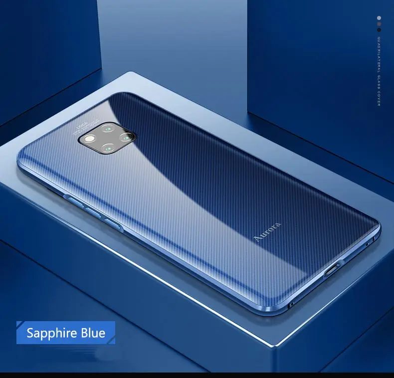 Для huawei mate 20 Pro mate 20 чехол все включено Металл изогнутый градиент закаленное стекло ультра-тонкая задняя крышка для huawei mate 20