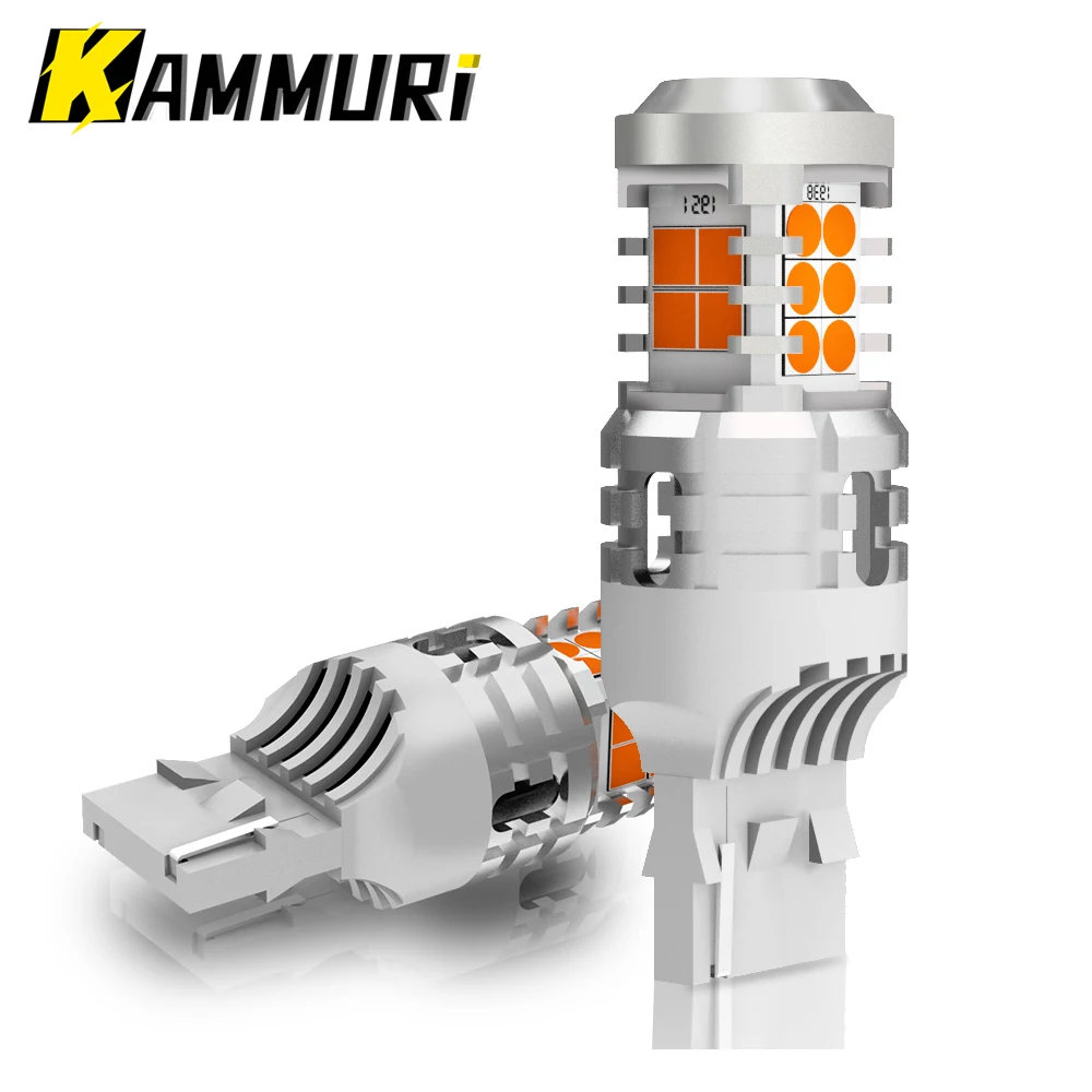 KAMMURI Canbus Янтарный P21W PY21W BAU15S Светодиодный лампа для SEAT LEON на возраст 1 2 3 MK1 MK2 MK3 M 1P 5F