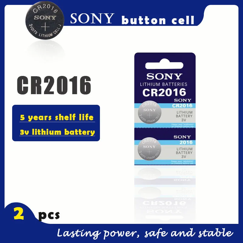 Батарейки литиевые SONY CR2016 3 в 2 шт./лот CR 2016 | Электроника