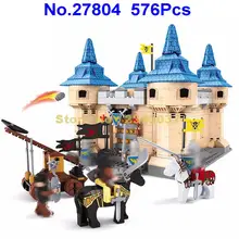 27804 576 шт средневековый рыцарский замок войны Строительный блок игрушка