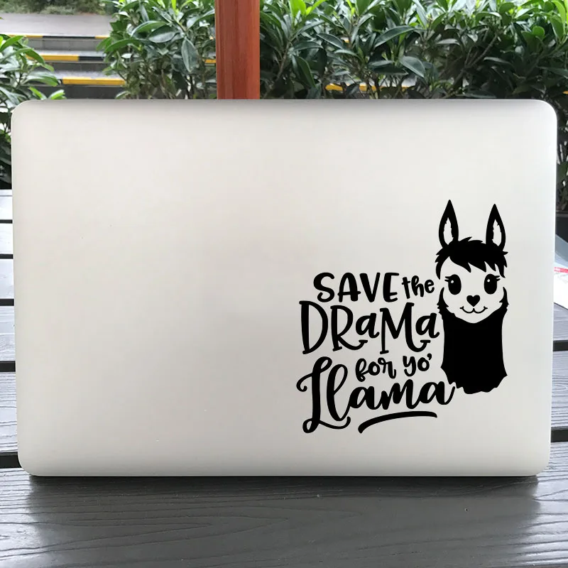 

Cute Llama Funny Quote Laptop Sticker for Macbook Decal Pro 16" Air Retina 11 12 13 15 inch Dell Mac Book Skin Notebook Sticker